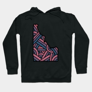 Idaho Map Art Hoodie